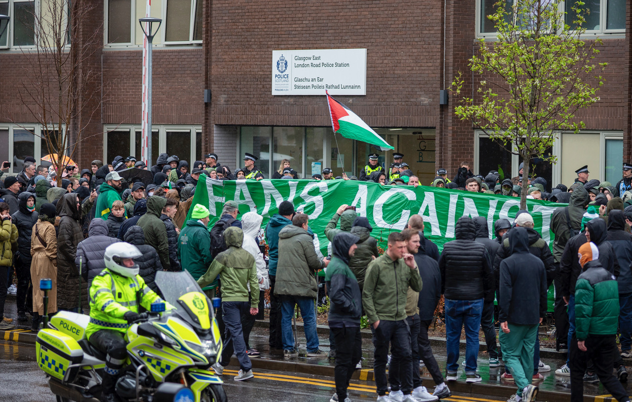Celtic Fans Against Criminalisation Protest