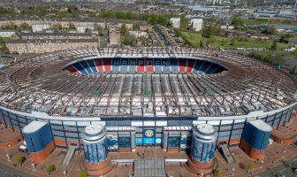 Hampden Park from the sky