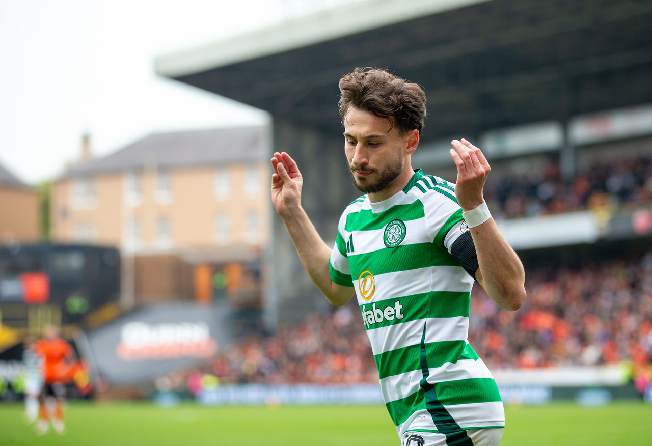 Nicolas Kuhn celebrates