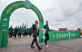 Brendan Rodgers and Callum McGregor