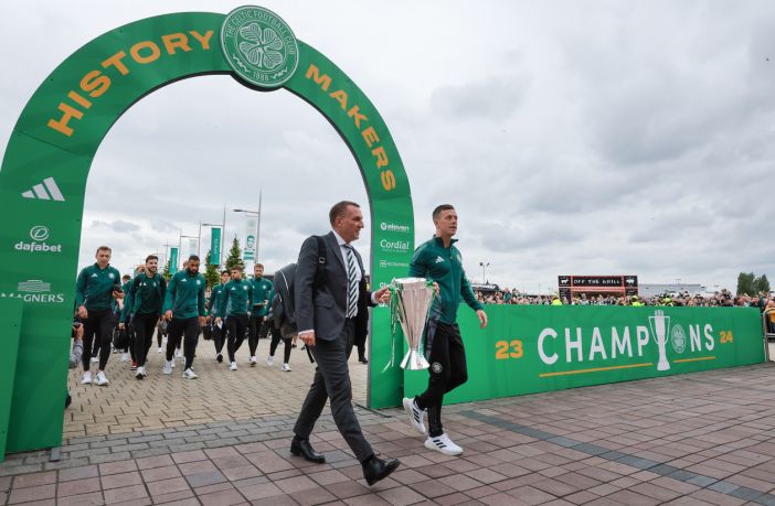 Brendan Rodgers and Callum McGregor