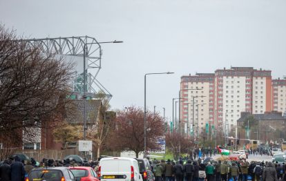Celtic Fans Against Criminalisation Protest