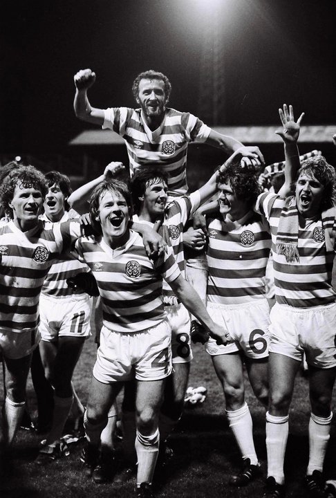 Celtic celebrations at Tannadice in 1981
