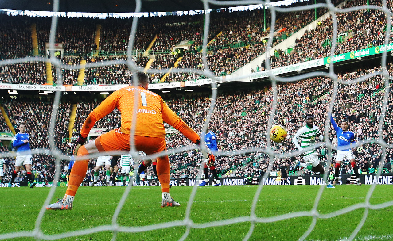 Odsonne Edouard scores against theRangers