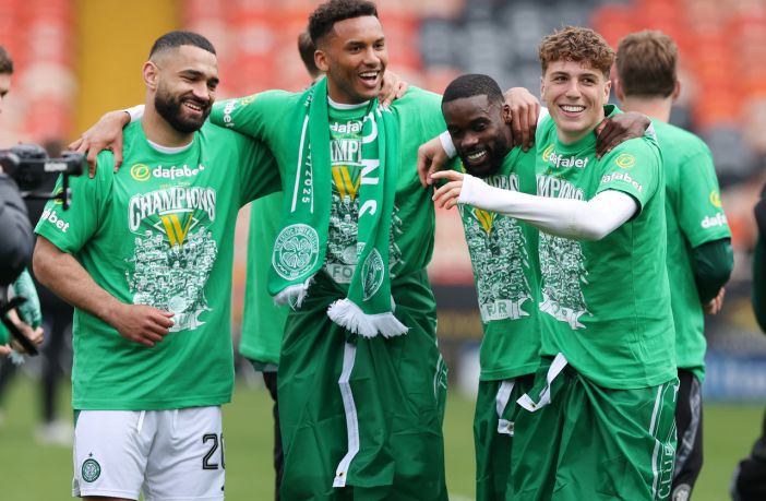 CCV, Trusty, Schlupp and Engels celebrate