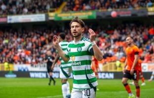 Nicolas Kuhn celebrates