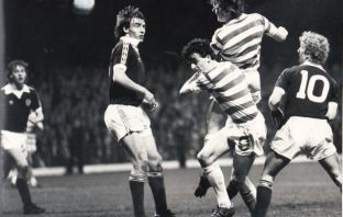 Frank McGarvey scored as the Jungle chanted ‘April Fools’