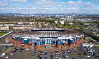 Hampden Park from the sky