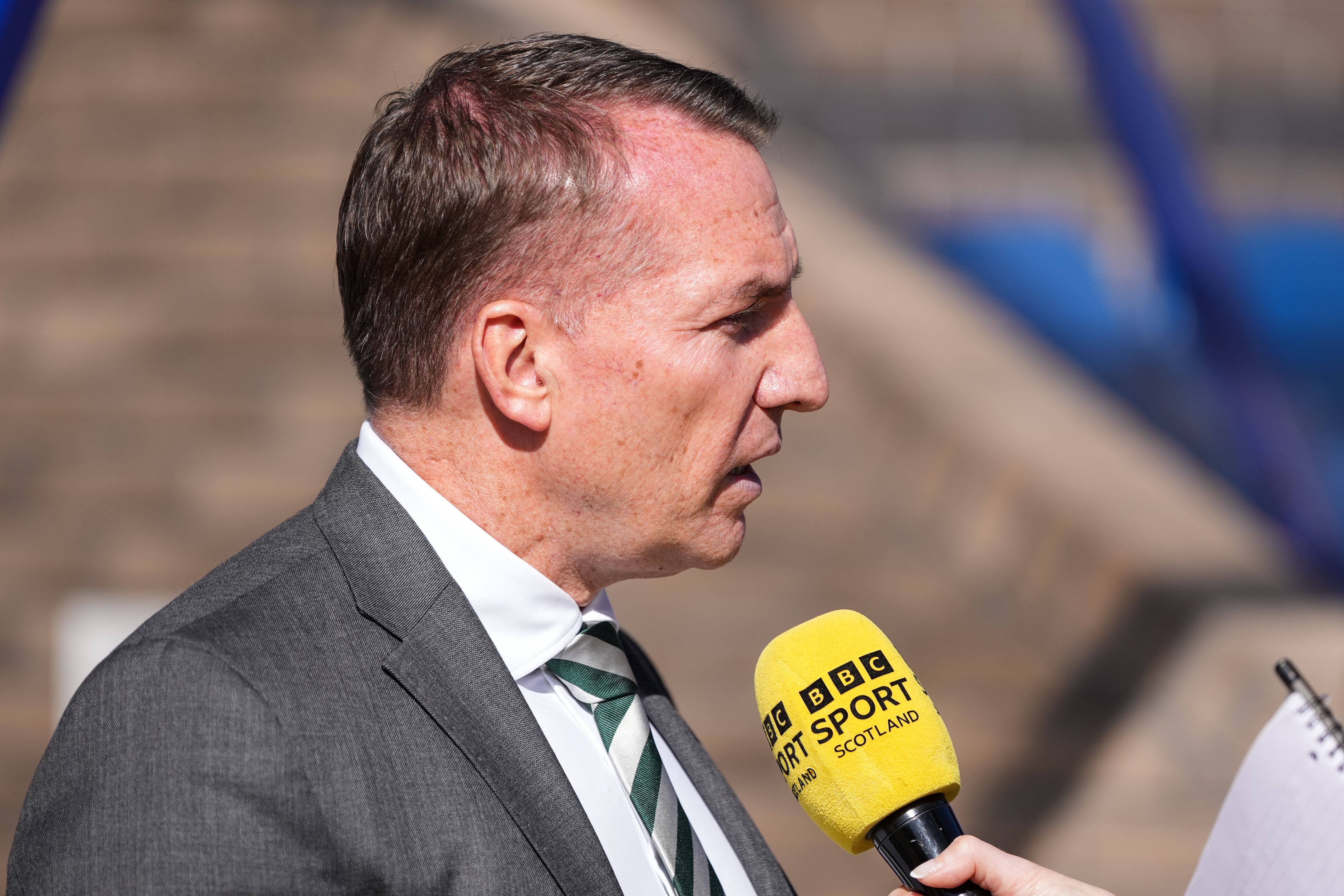 Celtic Manager Brendan Rodgers