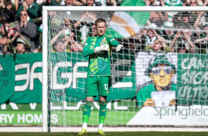 Celtic goalkeeper Viljami Sinisalo