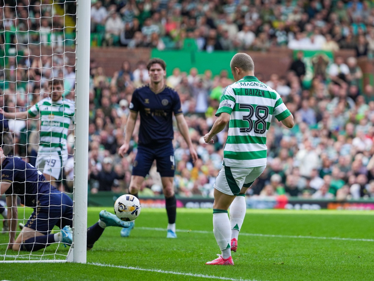 Daizen Maeda taps in number two