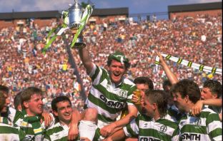 Roy Aitken celebrates