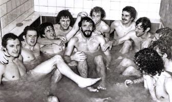 The 1979 Champions take a bath