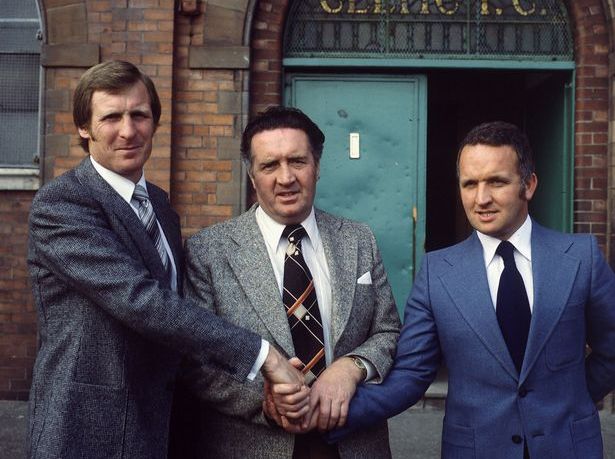 Billy McNeill, Jock Stein and John Clark