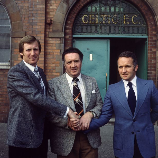 Billy McNeill, Jock Stein and John Clark