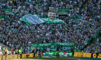 Green Brigade tribute to James Forrest