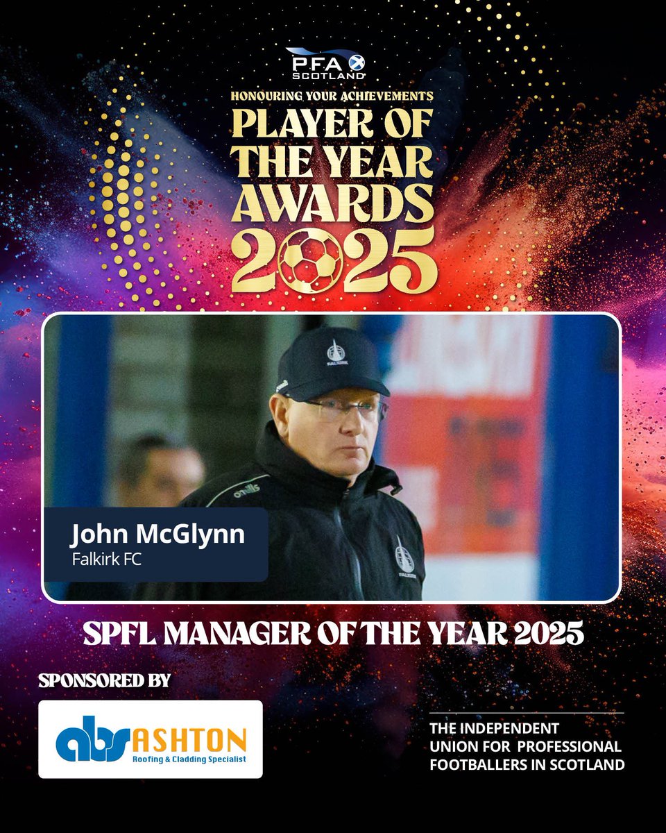 PFA Scotland Manager of the Year John McGlynn