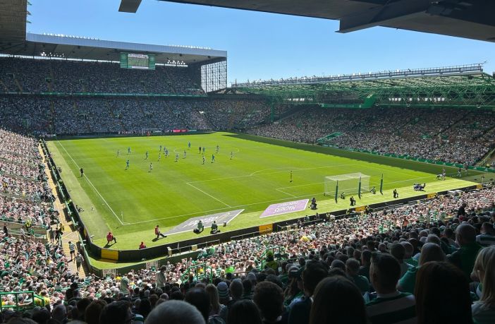 Celtic Park on Trophy Day
