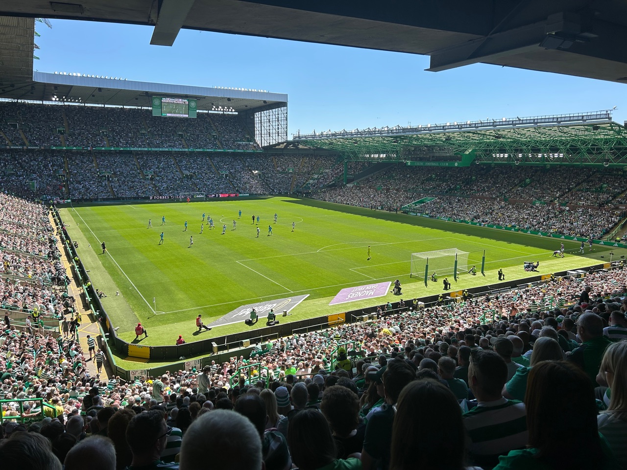 Celtic Park on Trophy Day