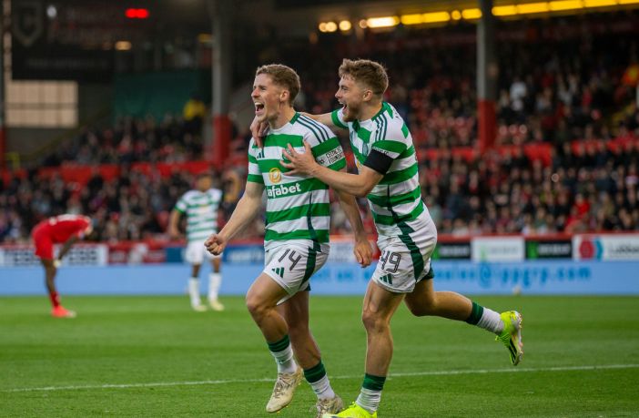 Luke McCowan celebrates.