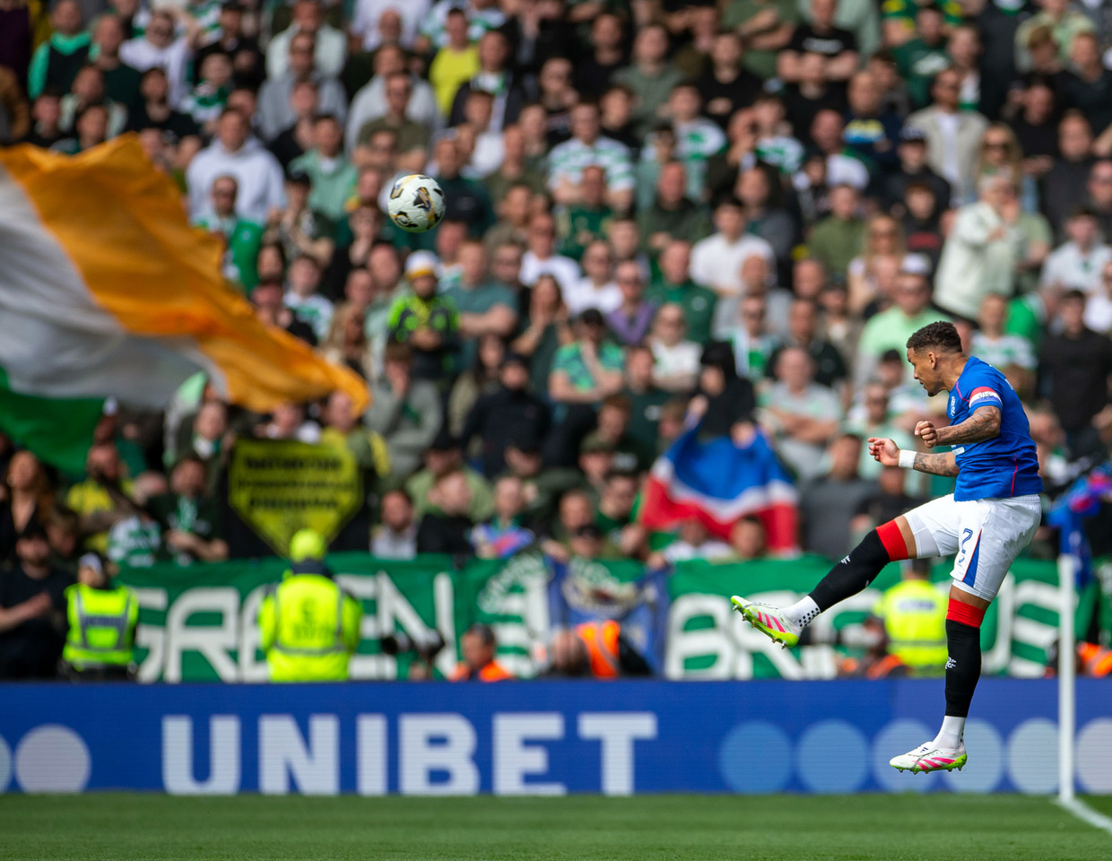Celtic supporters at Ibrox