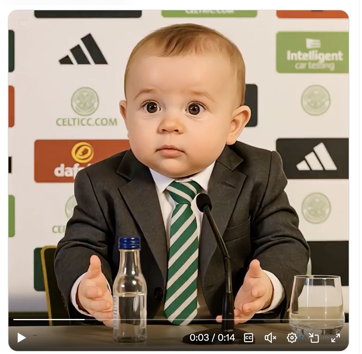  'Get them telt Baby Rodge'