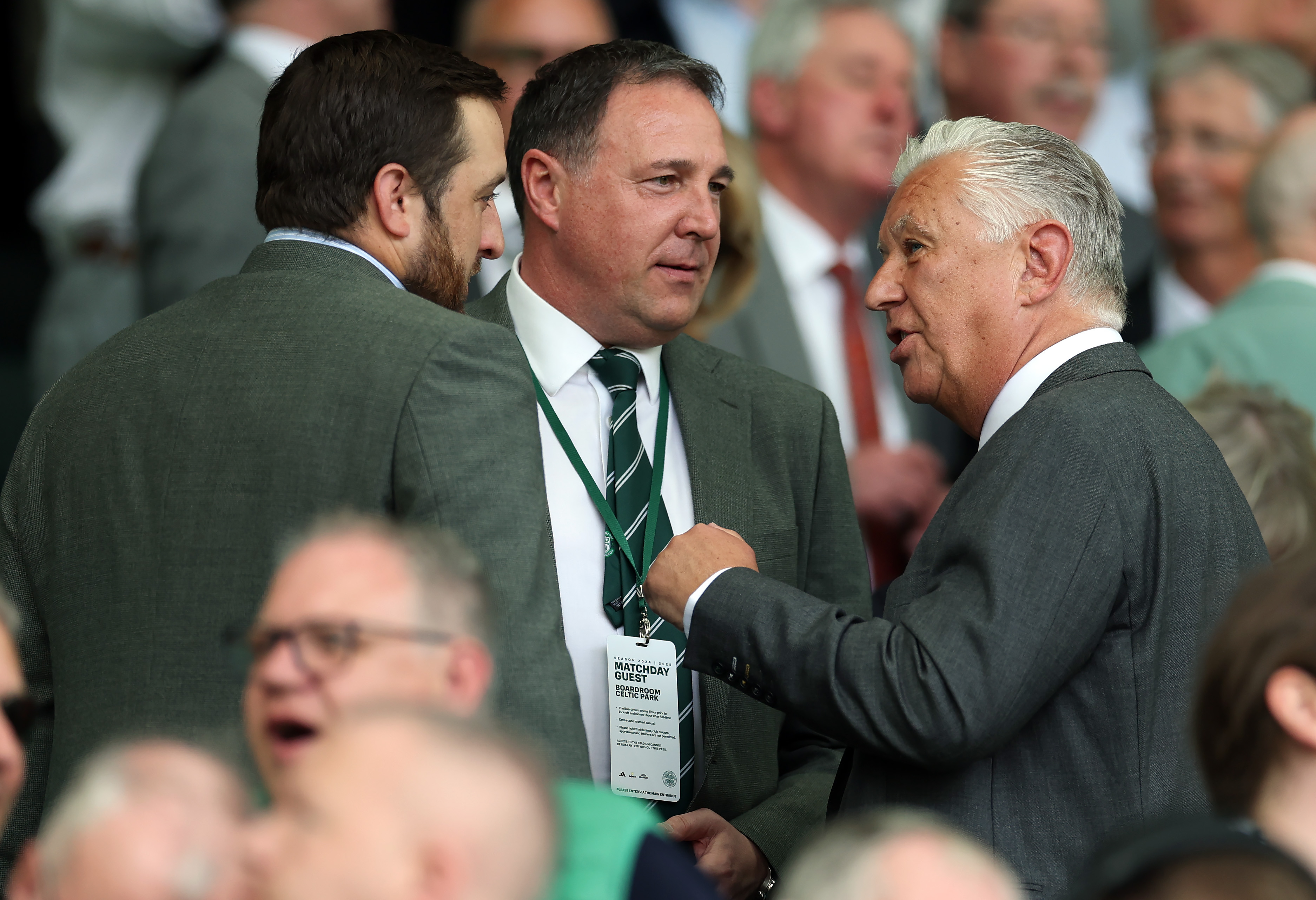 Malky McKay and Peter Lawwell