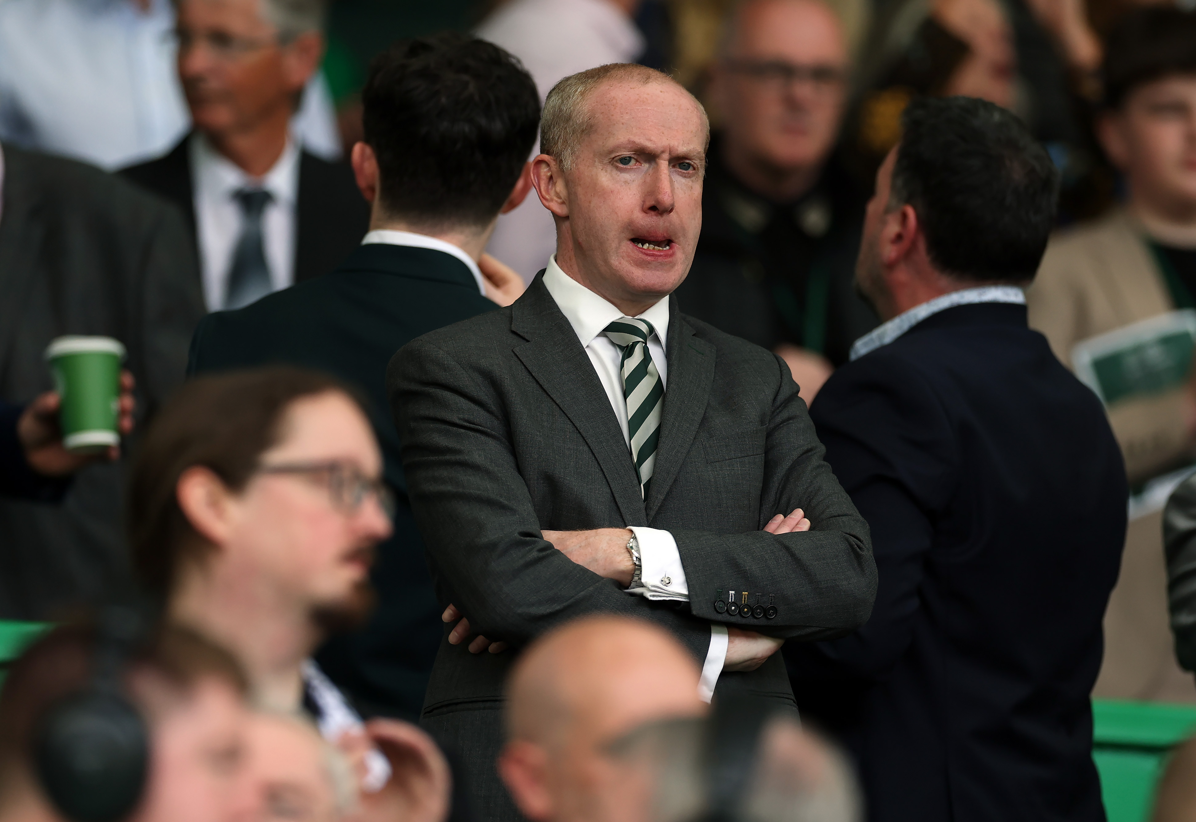 Celtic CEO Michael Nicholson