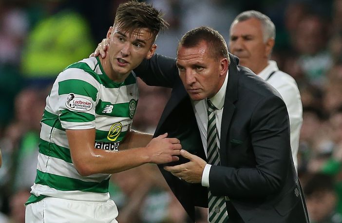 Brendan Rodgers and Kieran Tierney