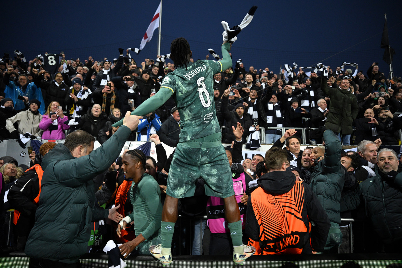 Tottenham celebrations