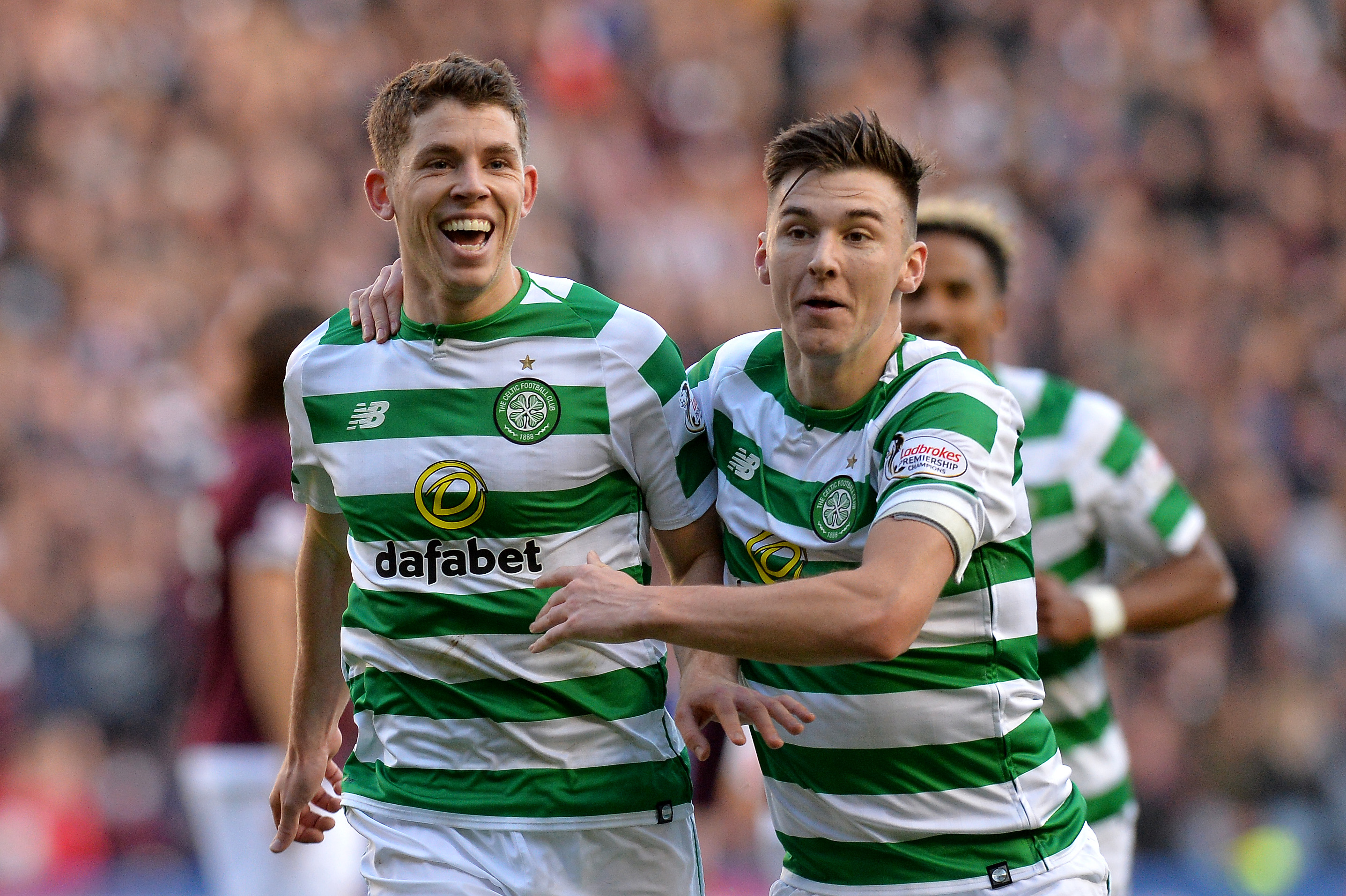 Ryan Christie and Kieran Tierney