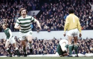 Dixie Deans celebrates