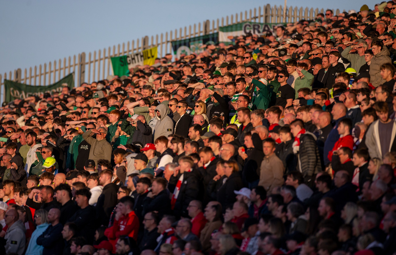 Scottish Premiership. Wednesday 14 May 2025. The Celtic support. Aberdeen 1-5 Celtic.