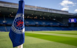 Ibrox last Sunday ahead of the match