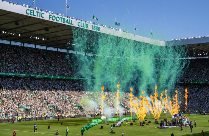 Celtic Title celebrations