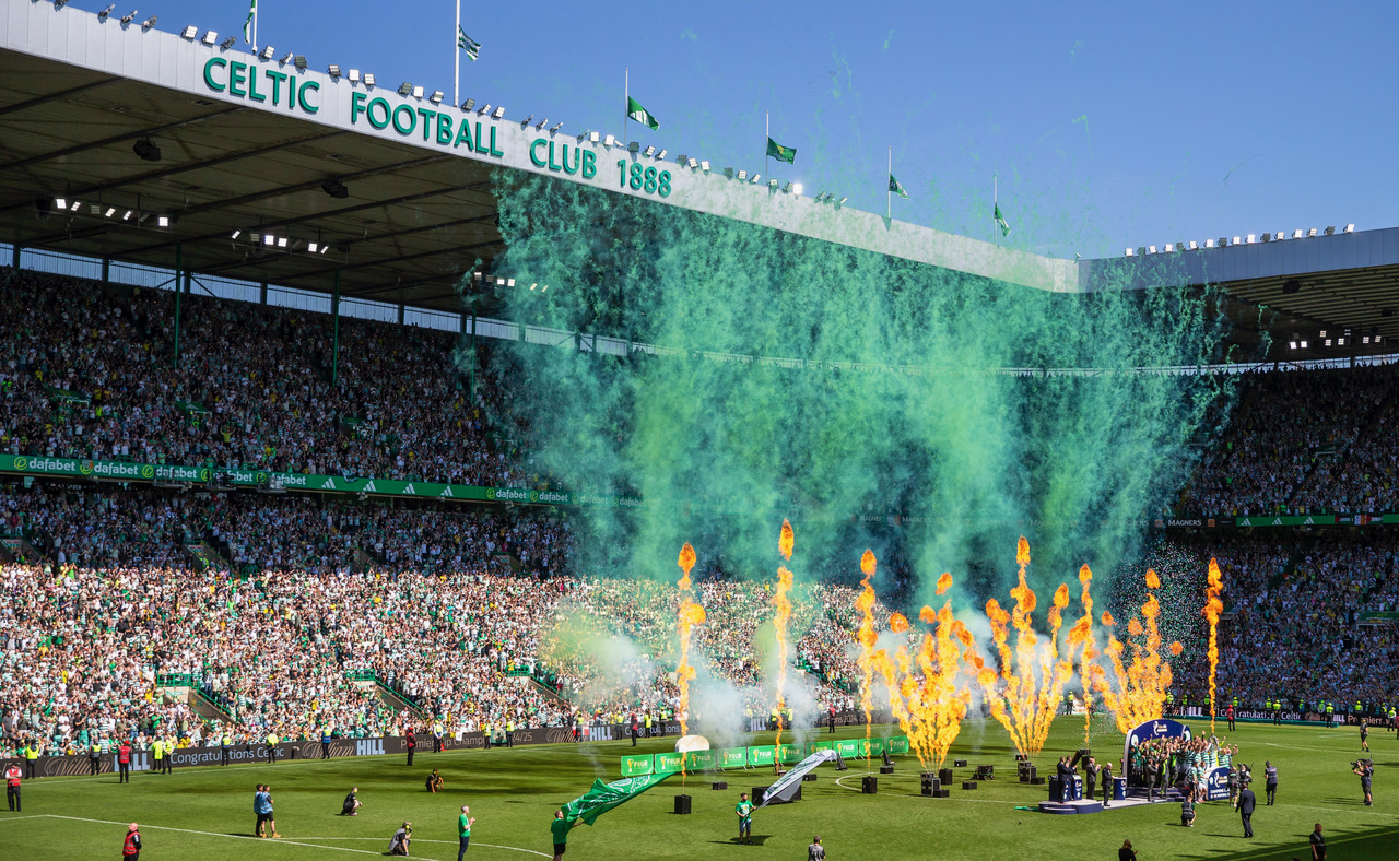 Celtic Title celebrations