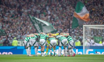 Celtic Huddle at Hampden