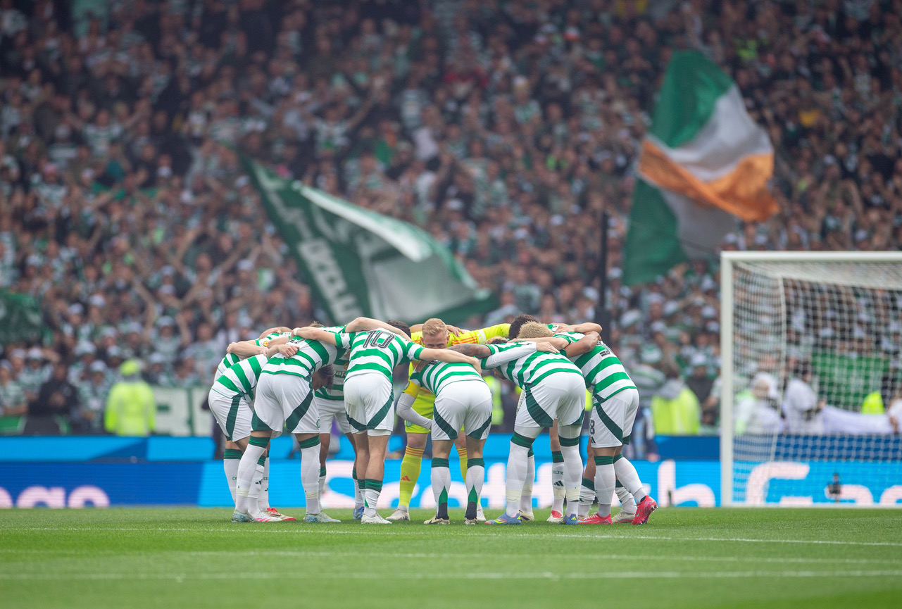 Celtic Huddle at Hampden