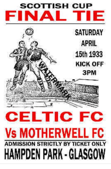 Celtic Scottish Cup winners 1933.