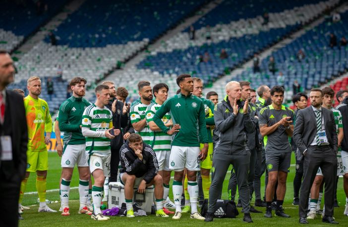 An unusual sight at Hampden