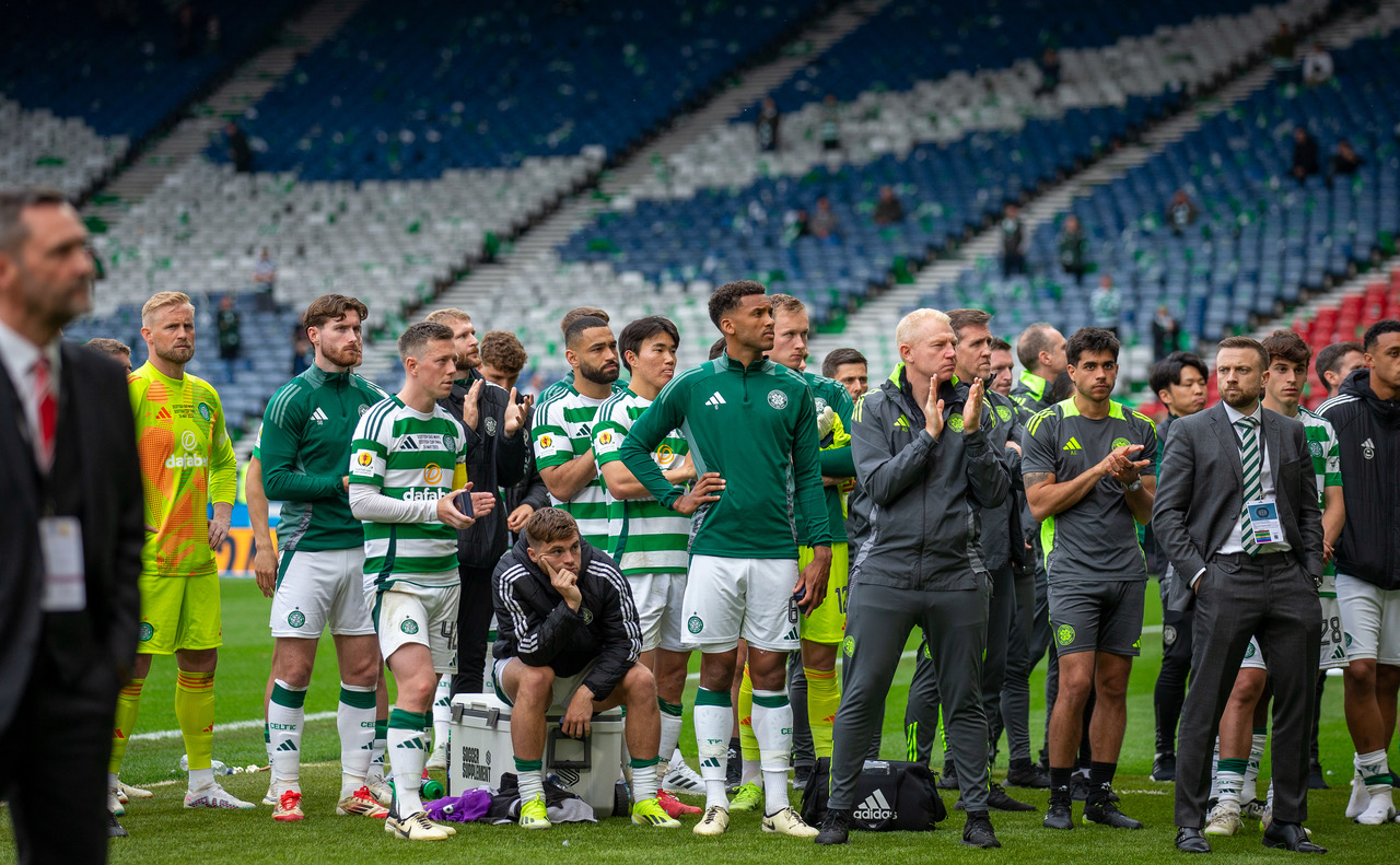 An unusual sight at Hampden