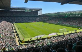 Celtic Park on Trophy Day 2025