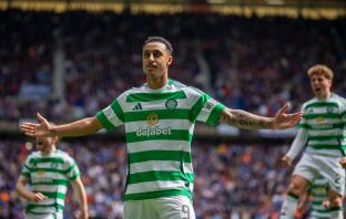 Adam Idah celebrates