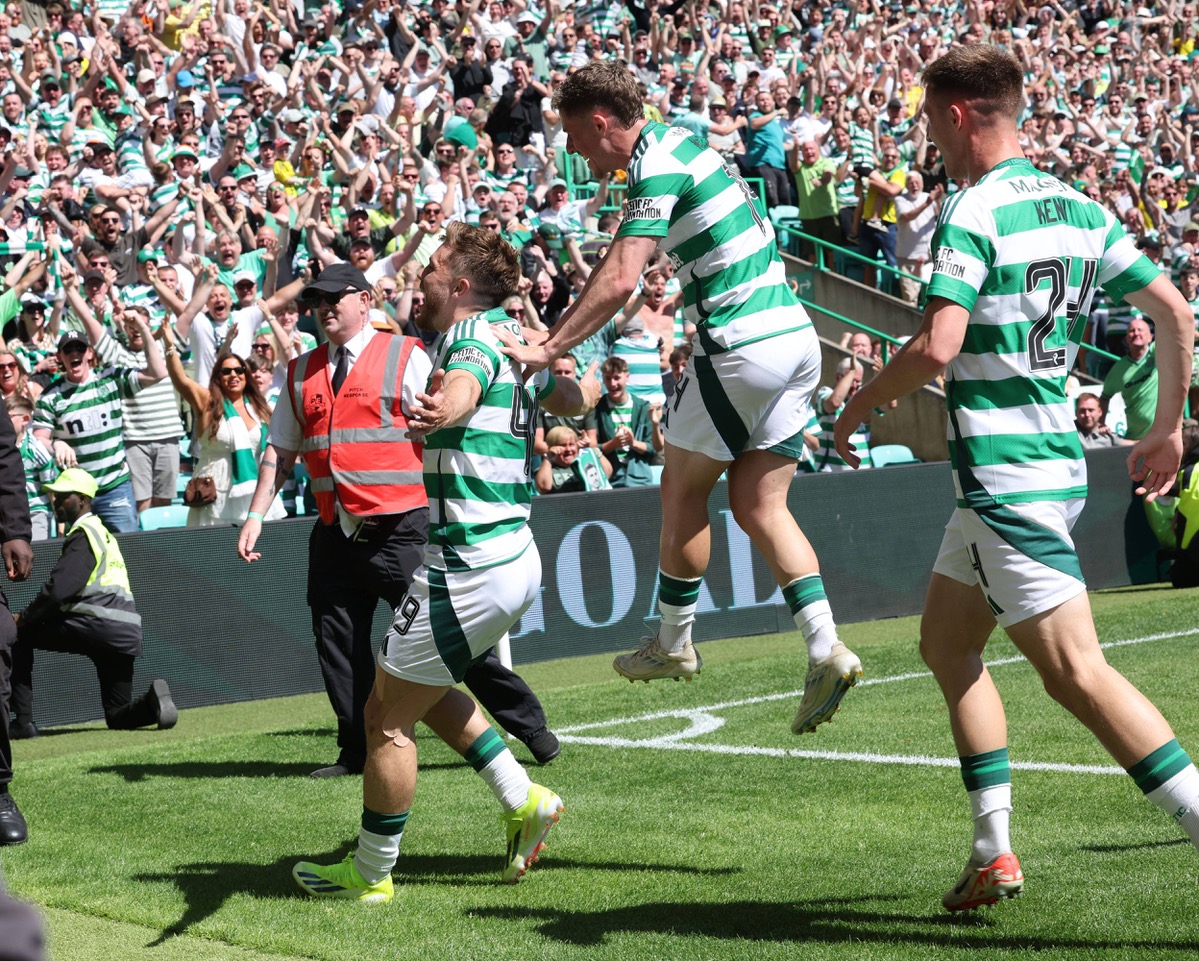 James Forrest scores