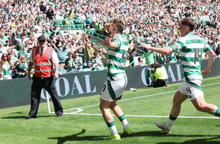 James Forrest scores