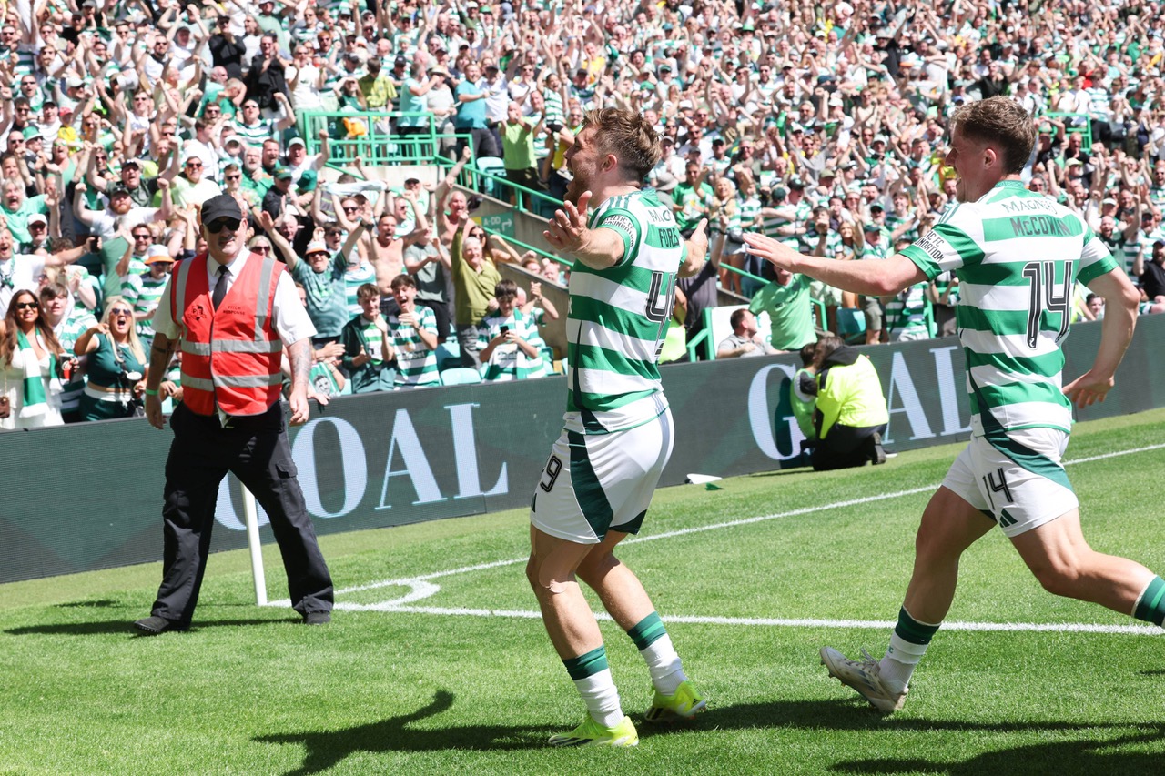 James Forrest scores