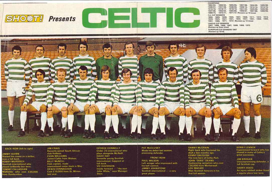Celtic 7IAR Champions 1972