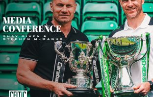 Shay Given and Stephen McManus