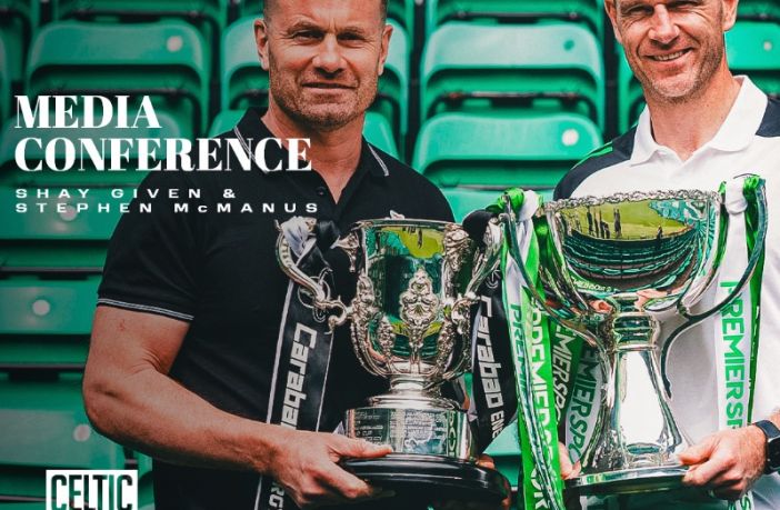 Shay Given and Stephen McManus