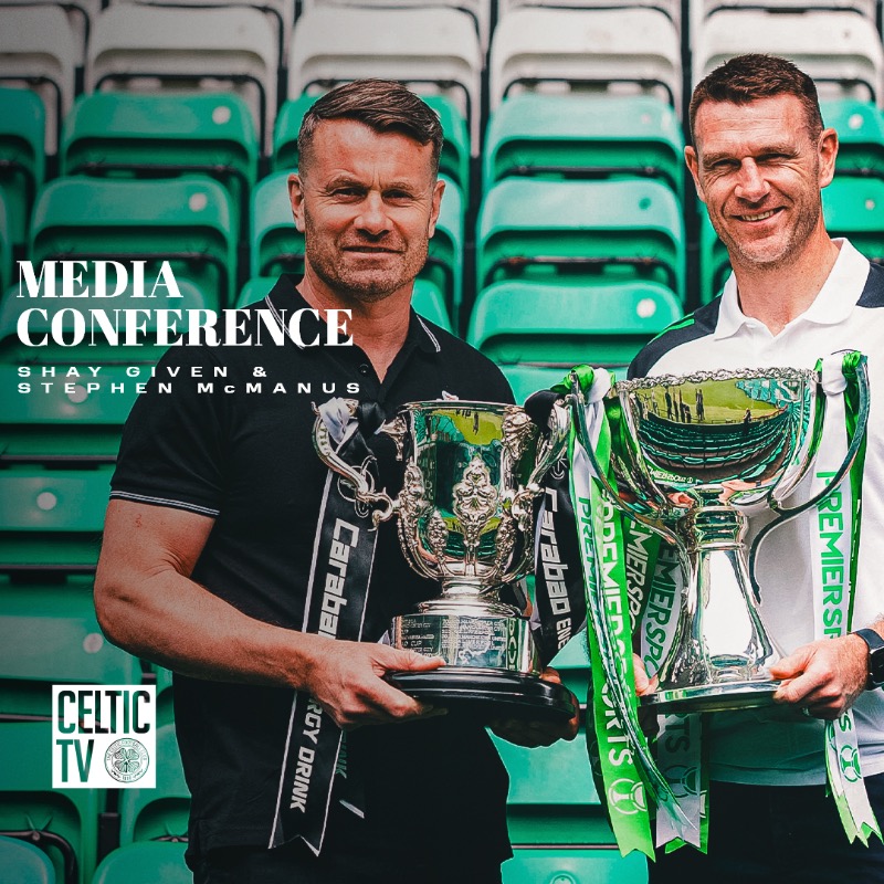 Shay Given and Stephen McManus